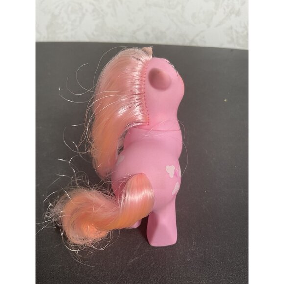 Vintage 1980s My Little Pony Cotton Candy Pink Collectible Toy Horse Figure - Picture 4 of 7